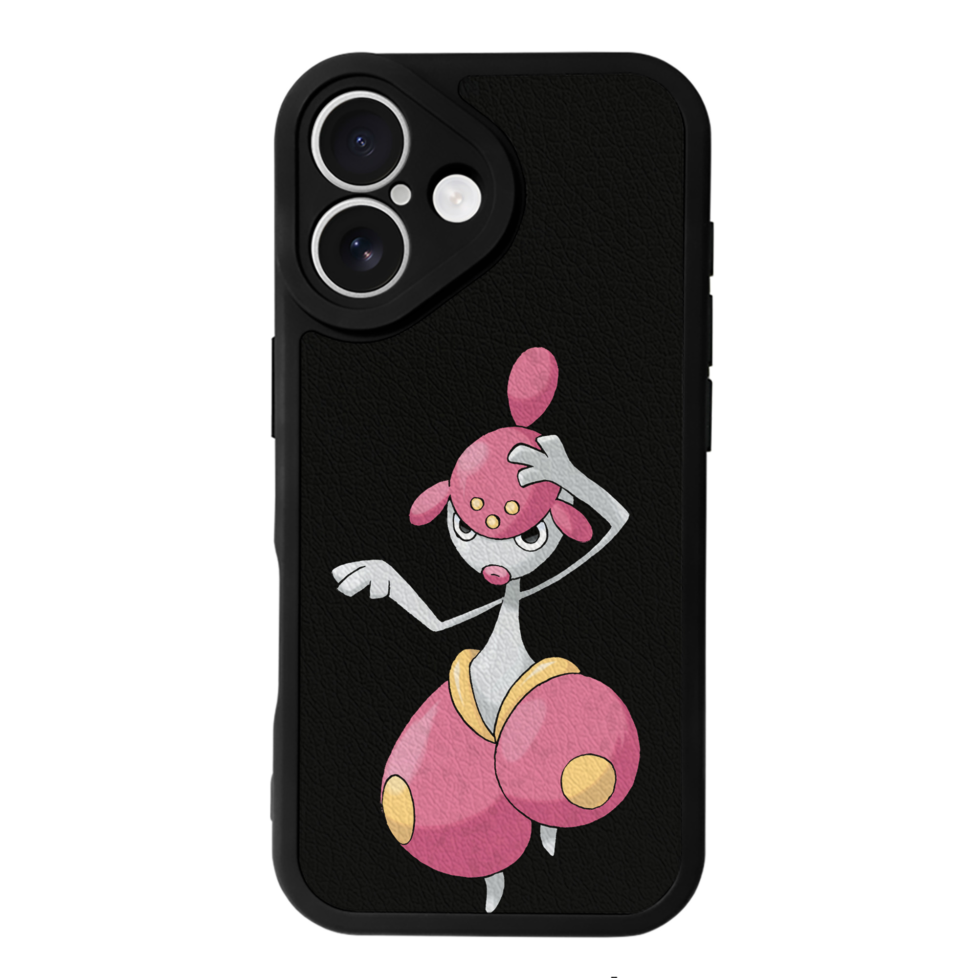 （画像用） ポケットモンスター Pokémon 【iPhone 16シリーズ対応】シリコンスマホケース（レザー調） 材質：シリコン